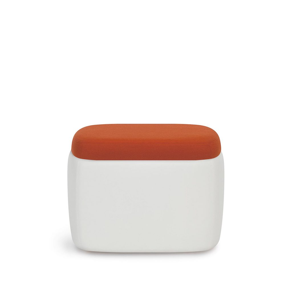GoGo Ottoman, Two-Tone Upholstery