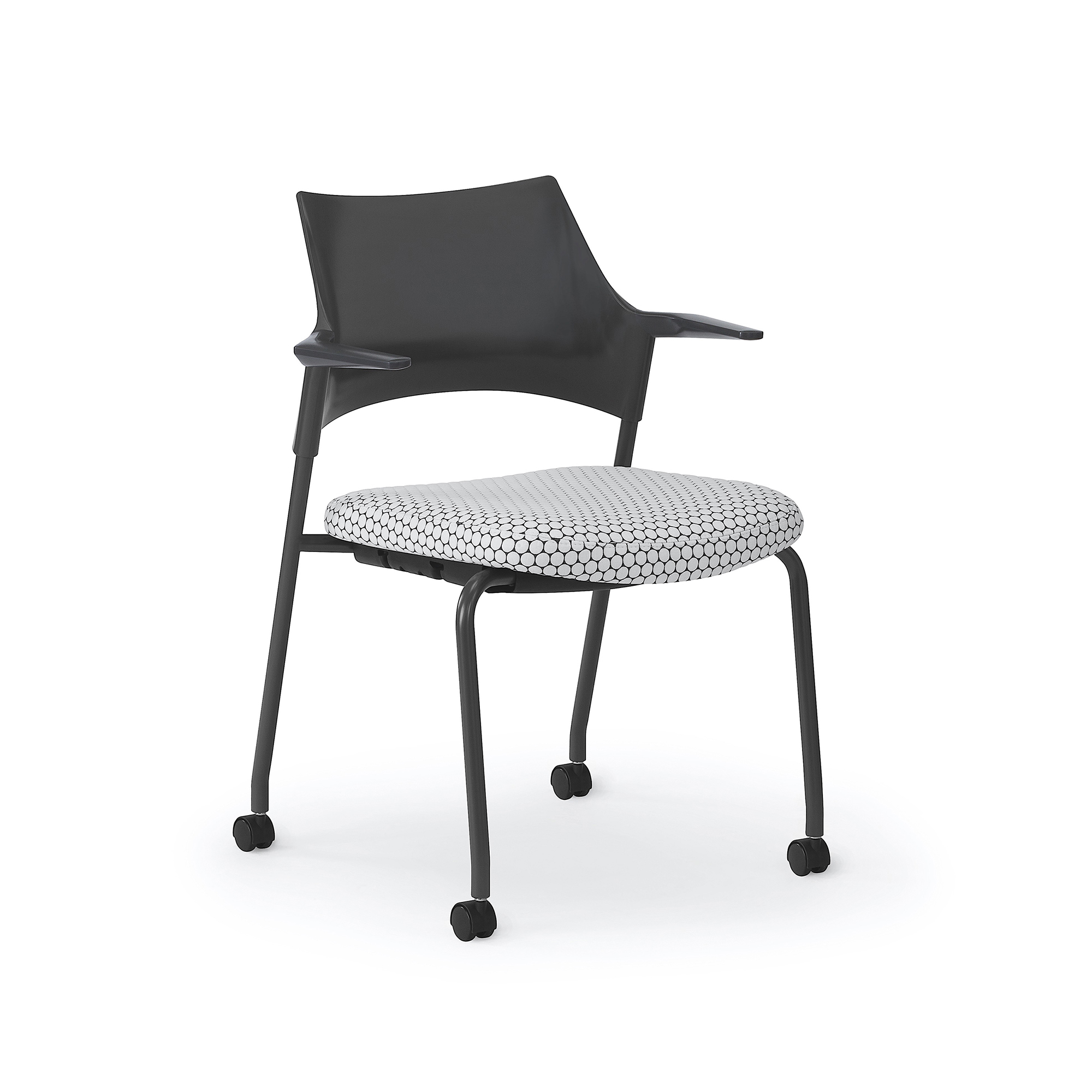 Faction Guest Chair, Poly Back with Cantilever Arms