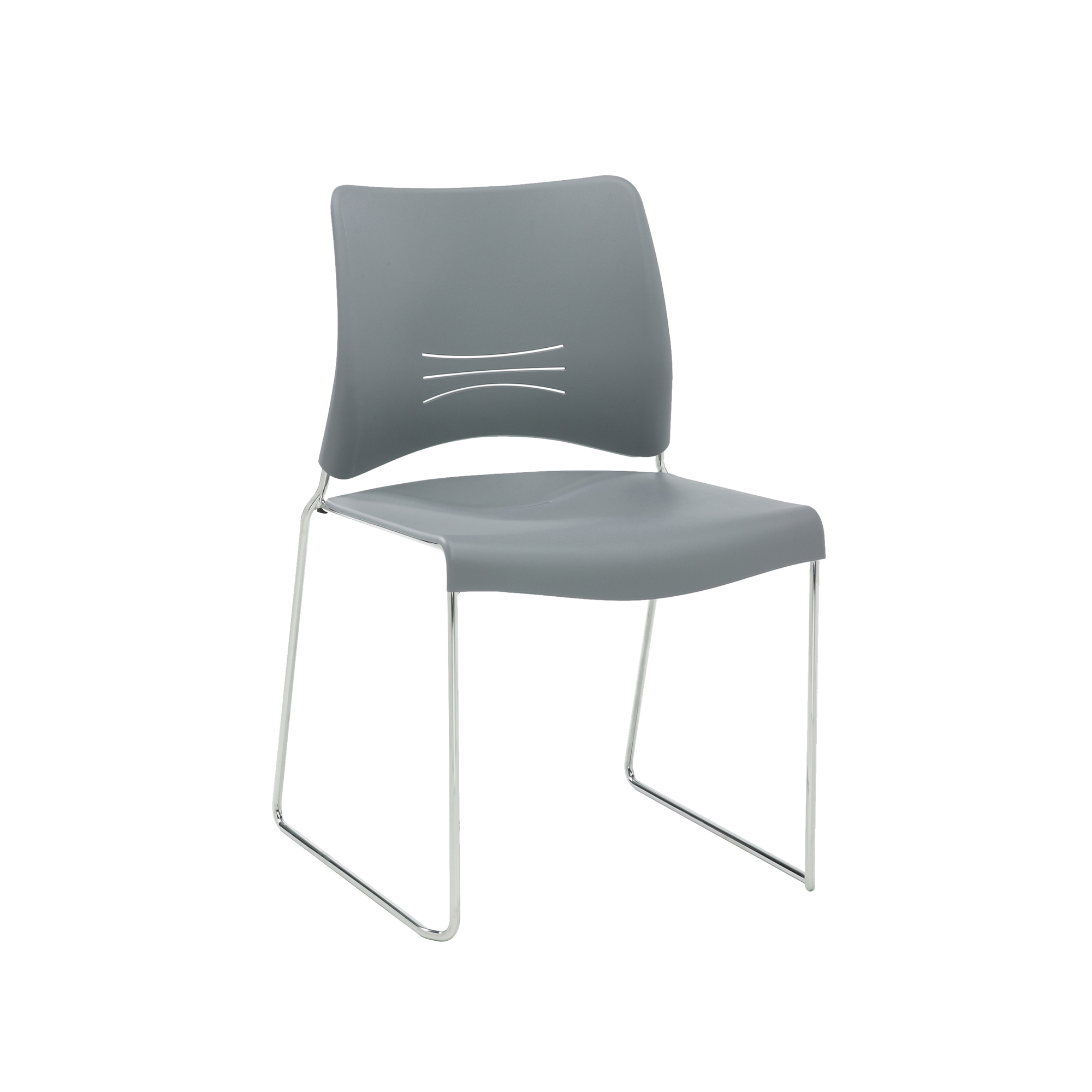Flurry Guest Chair, Medium Grey