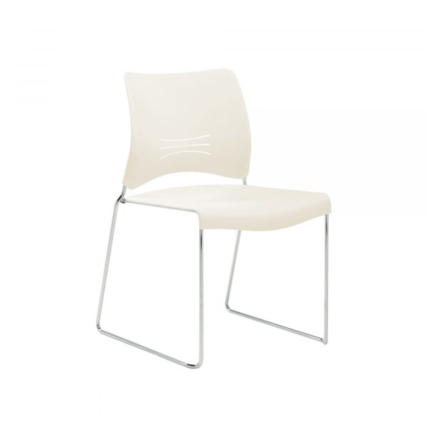Flurry Guest Chair, Soft White