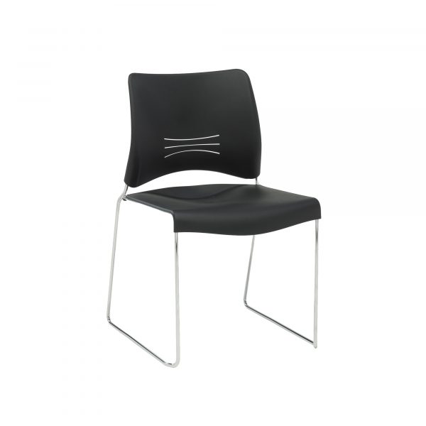 Flurry Guest Chair, Very Black