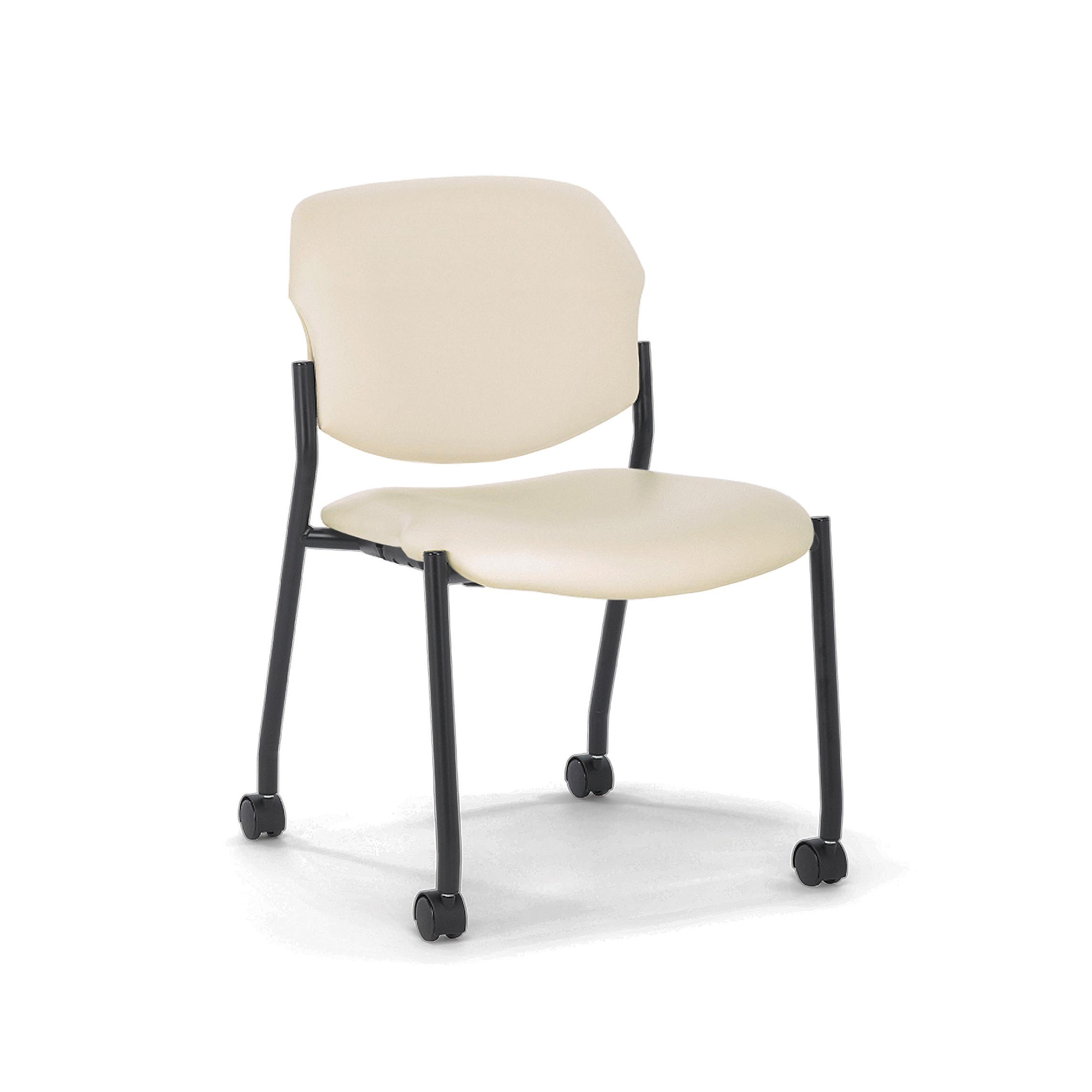Chance Guest Chair, Armless, Casters