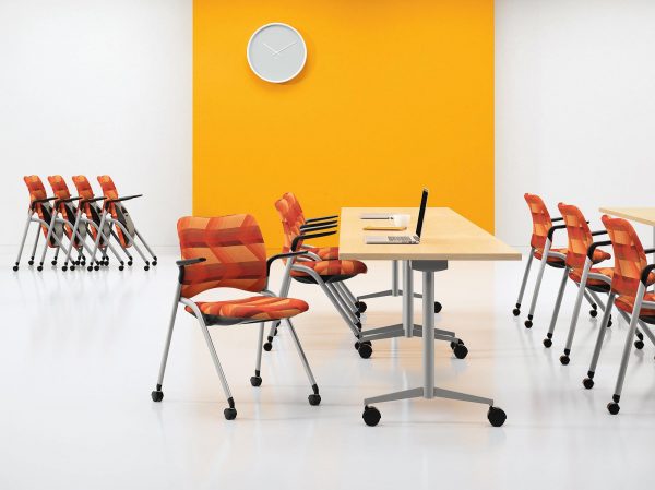 Nexxt Nesting Guest Chairs, Training Environment