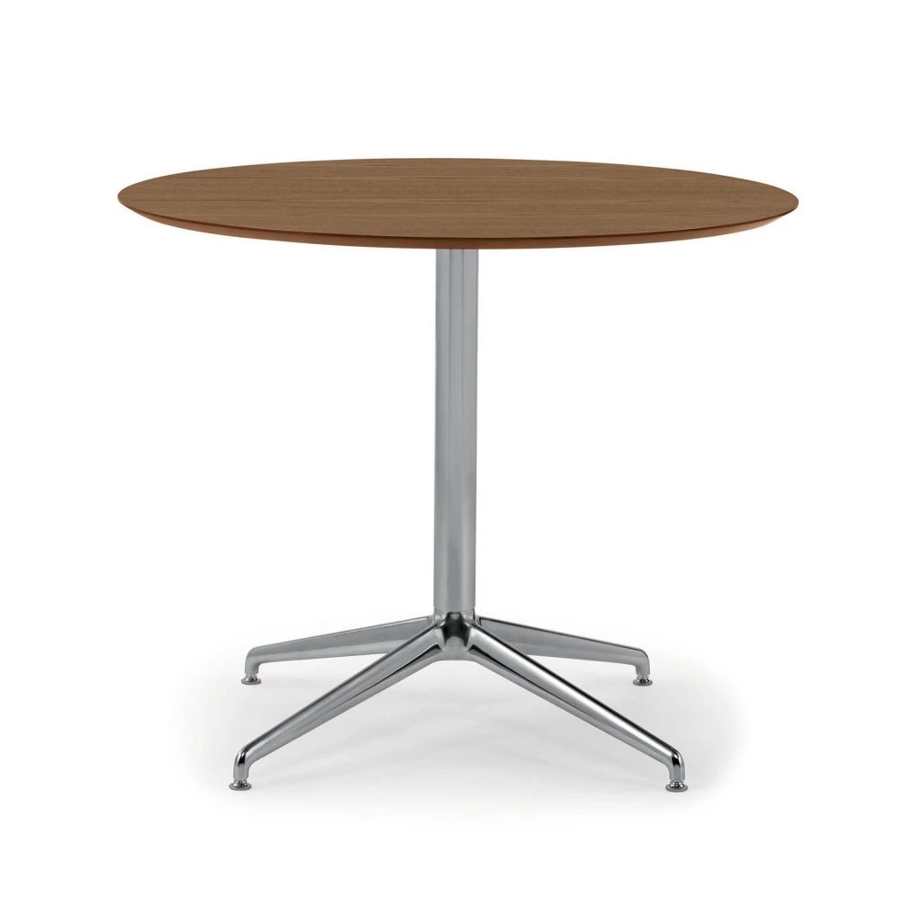 Melina Meeting Table, Round Top, Veneer Finish