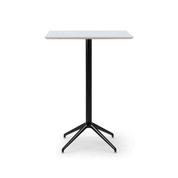 Melina Meeting Table, Bar Height, Square Top, Corian Finish