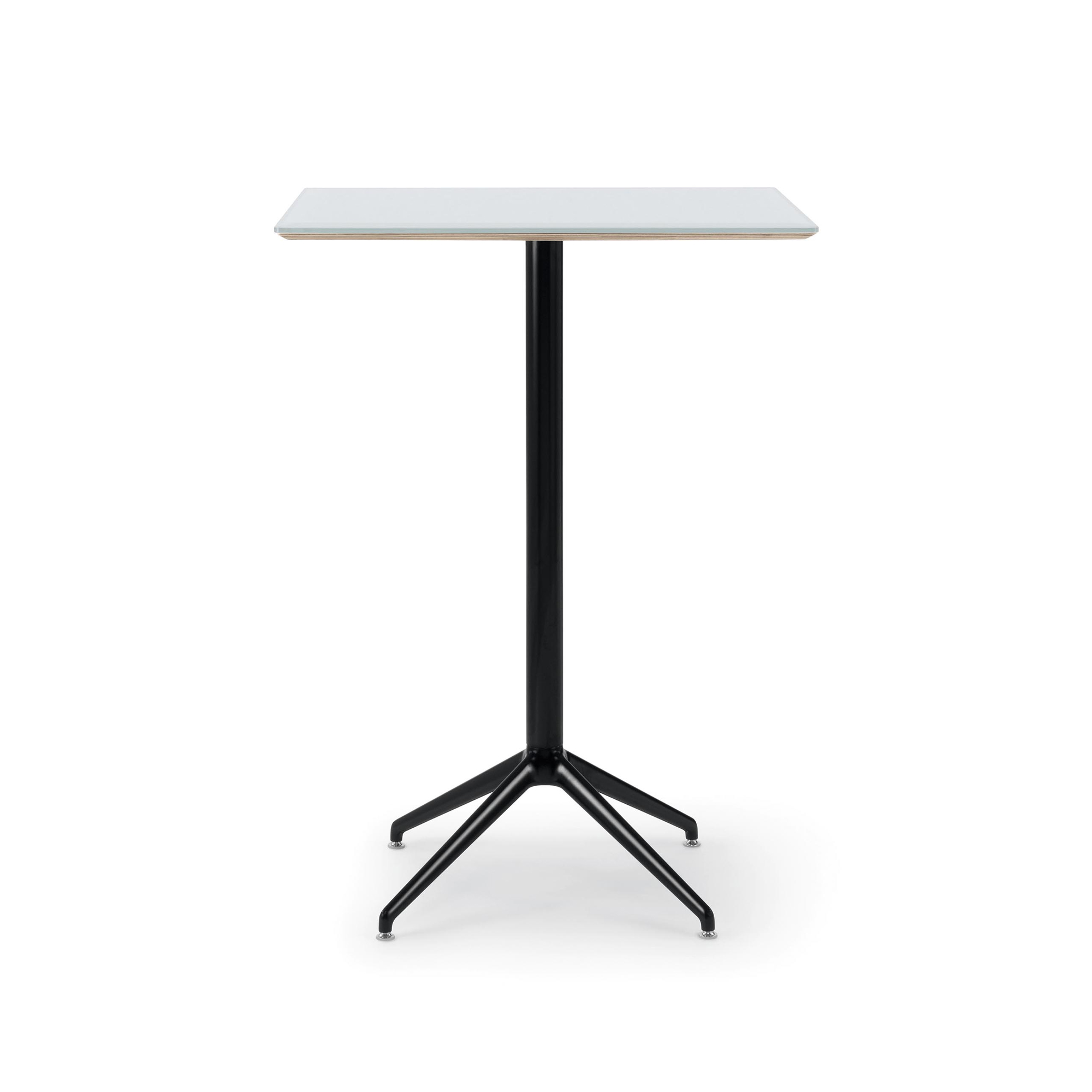 Melina Meeting Table, Bar Height, Square Top, Corian Finish