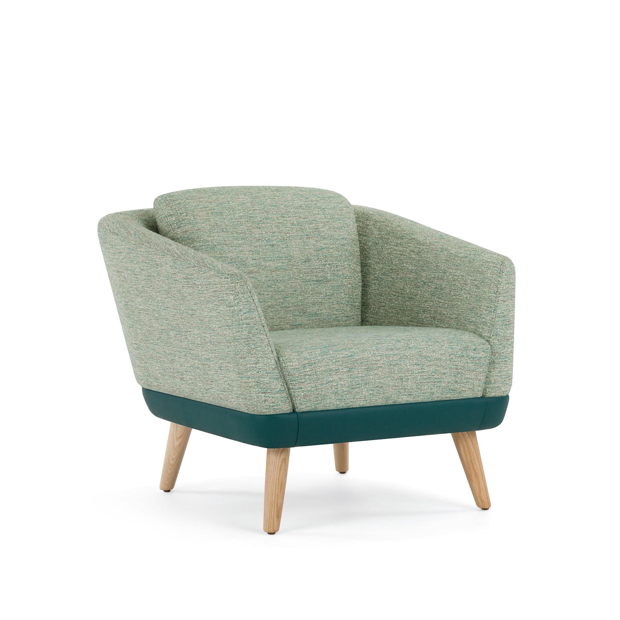 Hado Lounge Chair, Wood Legs