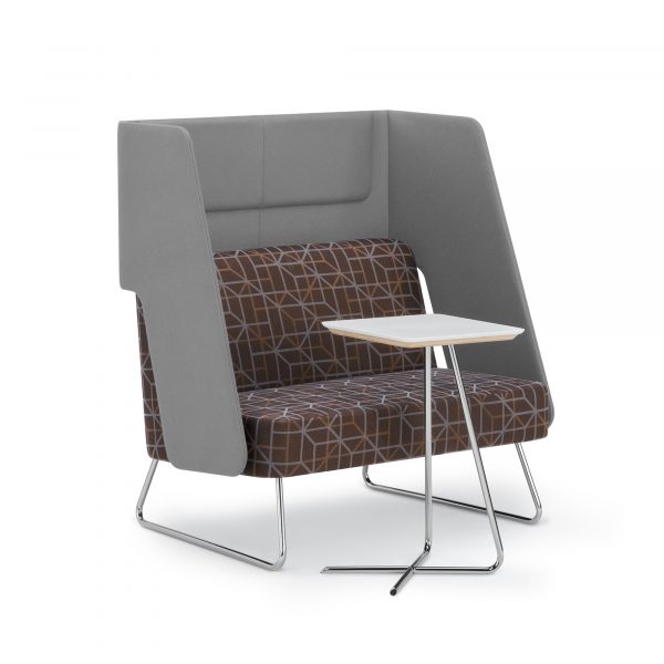 Cielo Pull-up Table with Visor Love Seat