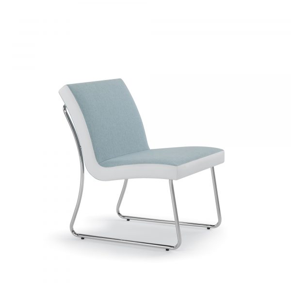 Cielo Lounge Chair, Sled Base