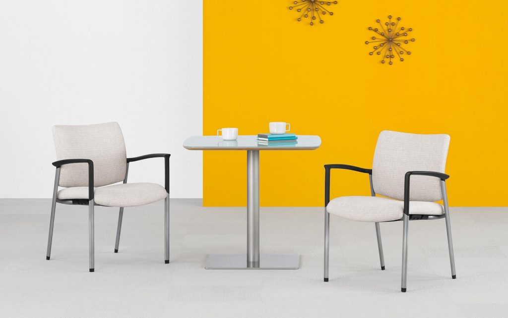 Mozie Guest Chair with Skyline Meeting Table