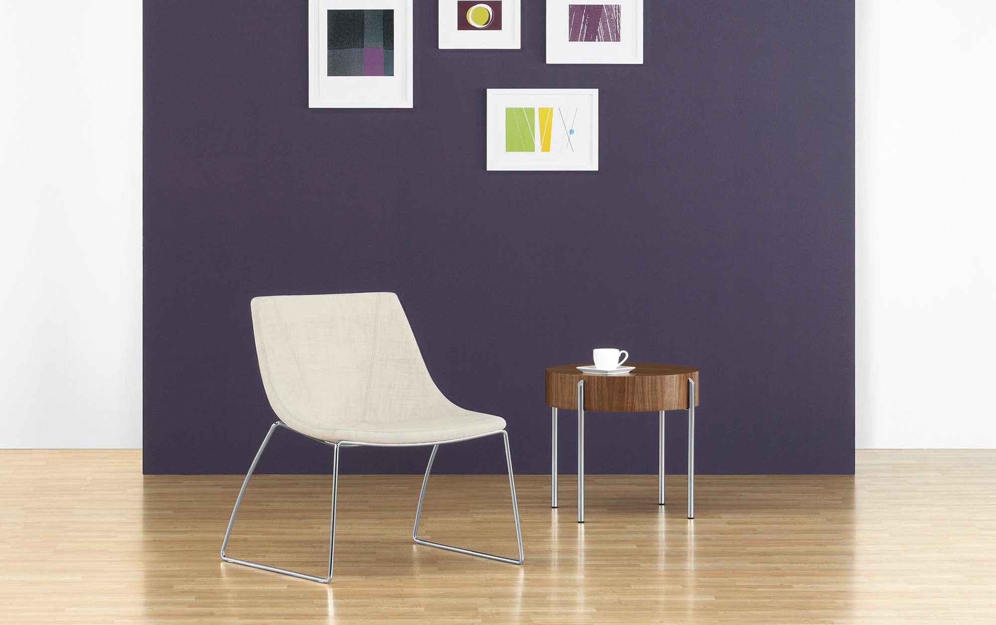 Kenzie Occasional Table with Chirp Lounge Chair