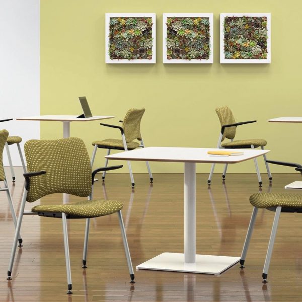 Nexxt Guest Chairs, Arms, Glides in Cafe/Lunchroom Environment