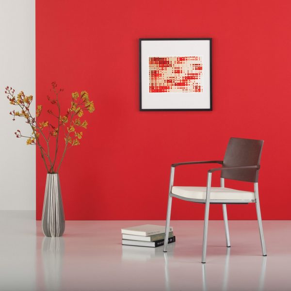 Signal Guest Chair, Wood Back and Arms