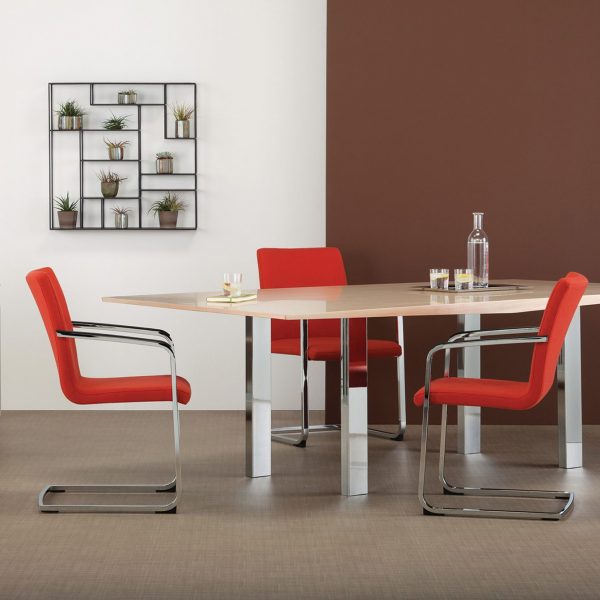 Signal Guest Chairs, Cantilever Base, Conference Environment