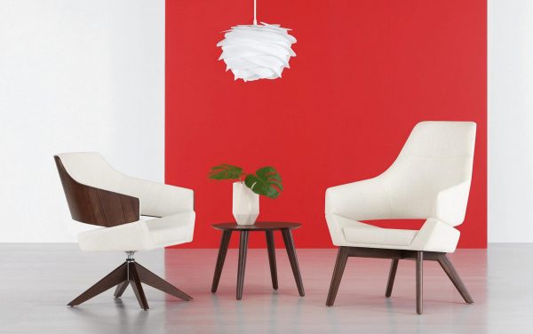 Hado Occasional Table with Twirl Lounge Chairs