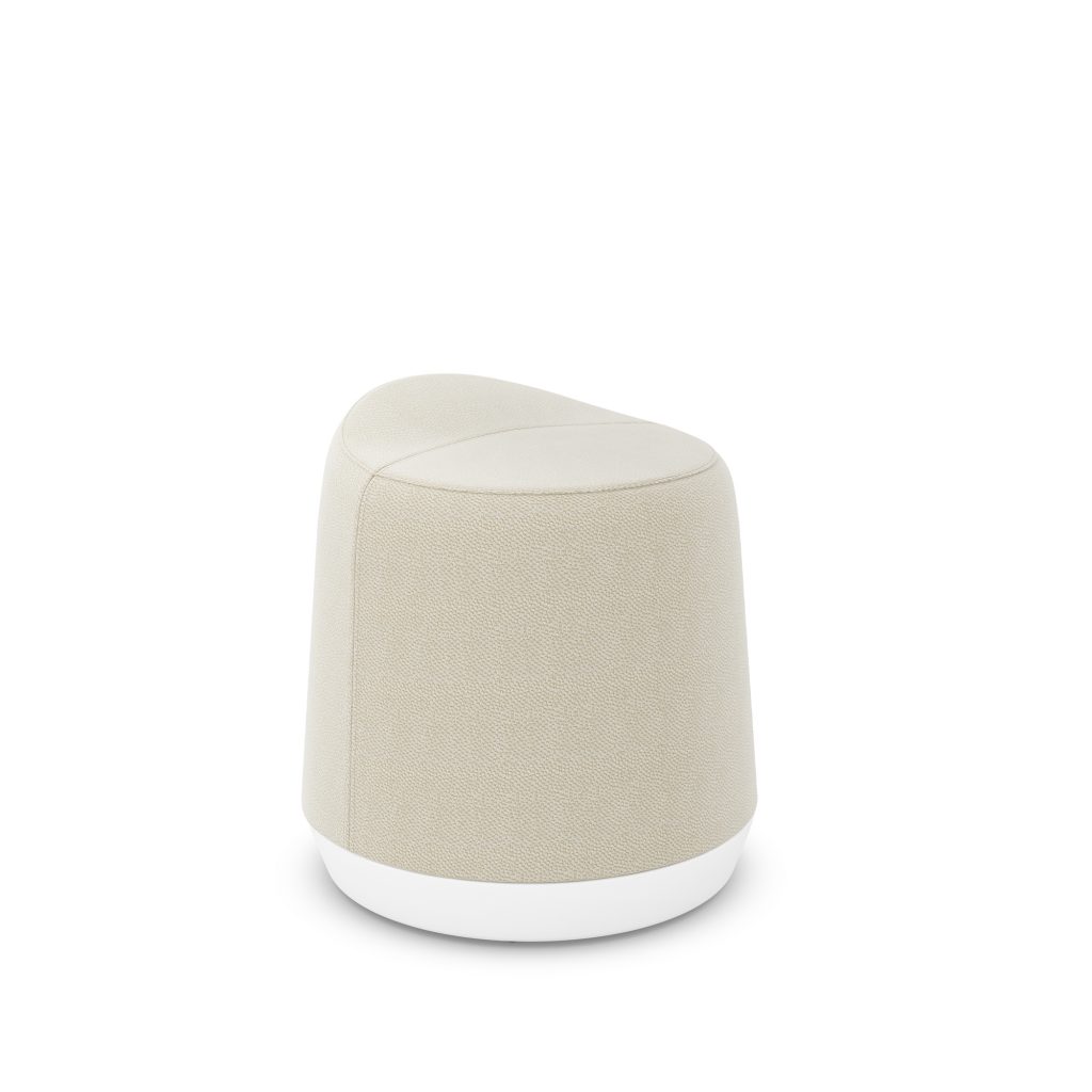 Loupe Stool, Cotton Base