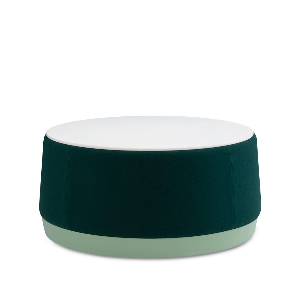 Loupe Table, Solid Surface Top