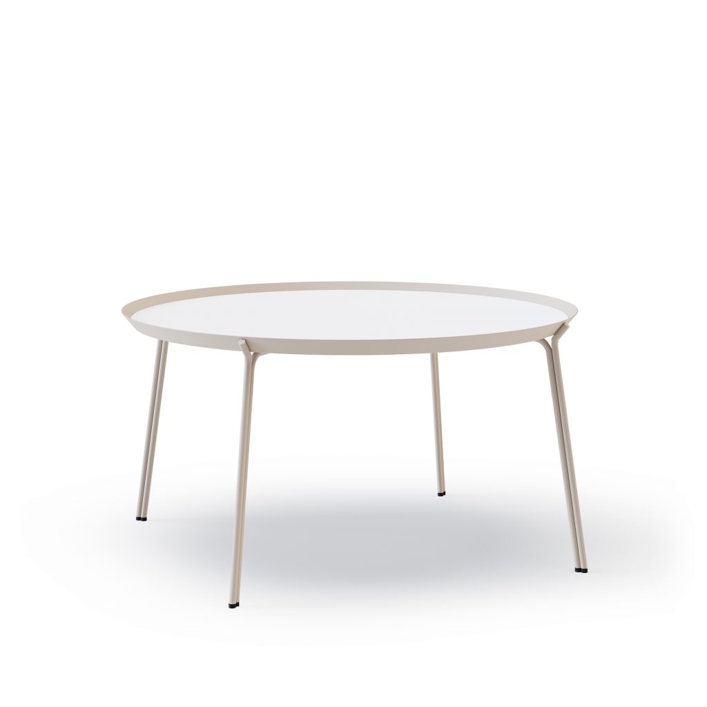 Romp Occasional Table, Solid Surface Top