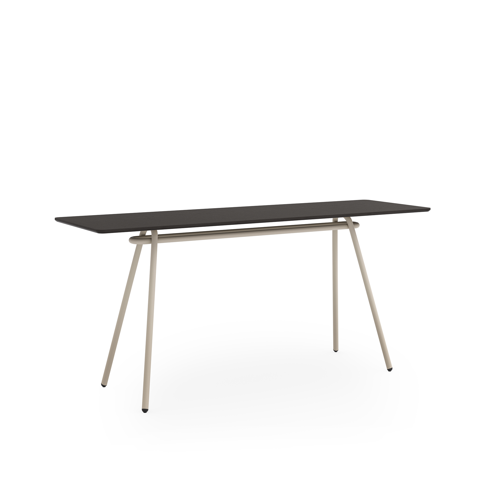 Cromo Meeting Table 30X96X42_Matte Sable Oak Stone