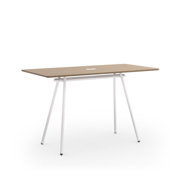Cromo Meeting Table 36X72X42_Sand Oak Cotton
