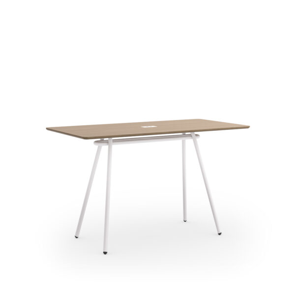 Cromo Meeting Table 36X72X42_Sand Oak Cotton
