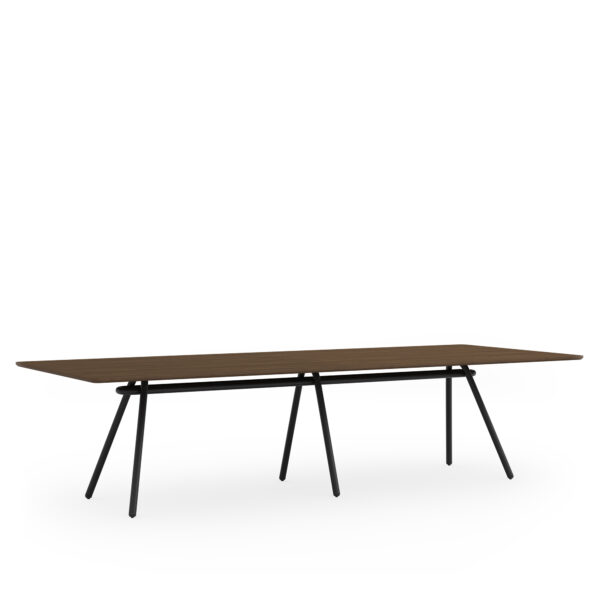 Cromo Meeting Tables 48X120X29_Walnut Black