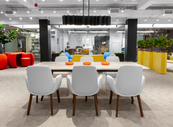 Cromo Meeting Table with Plumeya Guest III