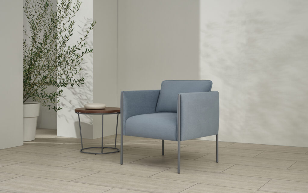 Lapella Lounge Chair with Savina Occasional Table