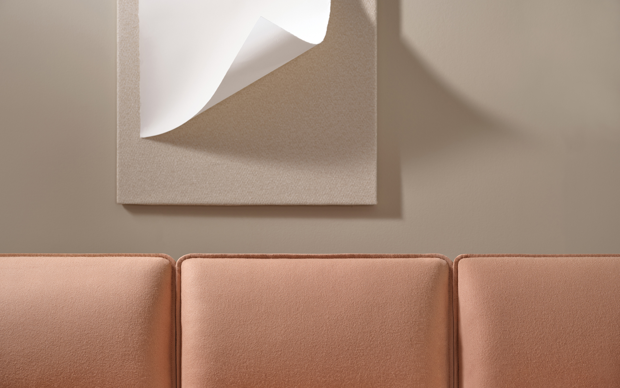 Lapella Sofa Detail Shot, Front View